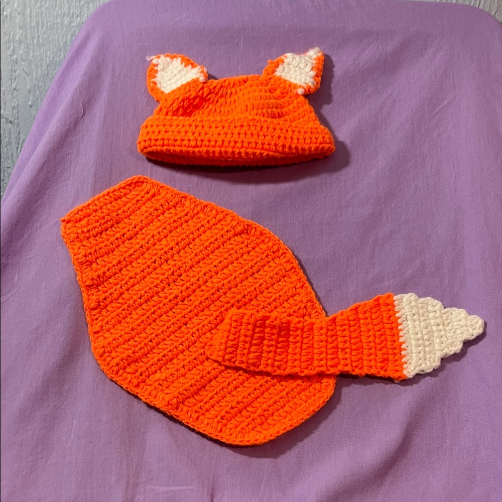 Orange Fox Photography Prop